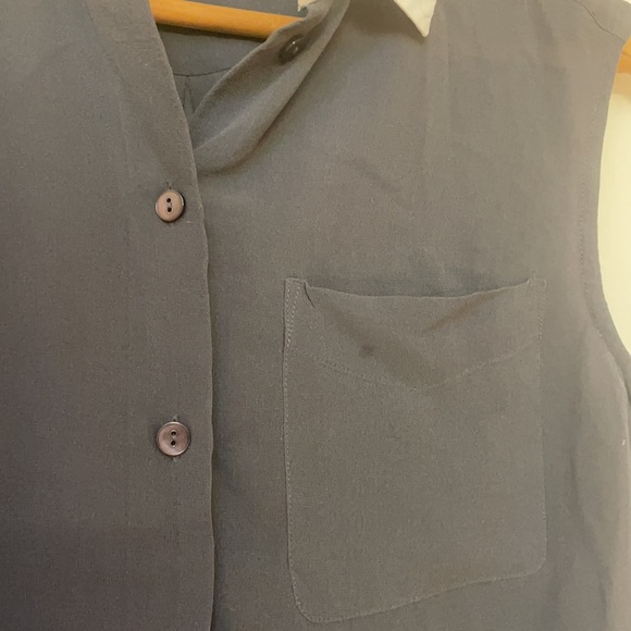 Equipment Color-Blocked Button Up Tank - Picture 3 of 6